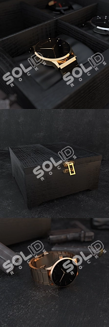 Colt-M1911 and MVMT Watch Combo 3D model image 2