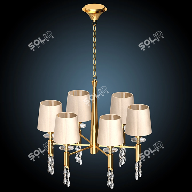 Elegant Tiffany Lighting Collection 3D model image 2