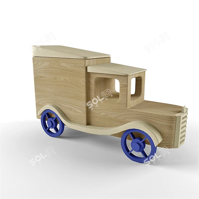 Playful Wheels: Toy Car for Kids 3D model image 1