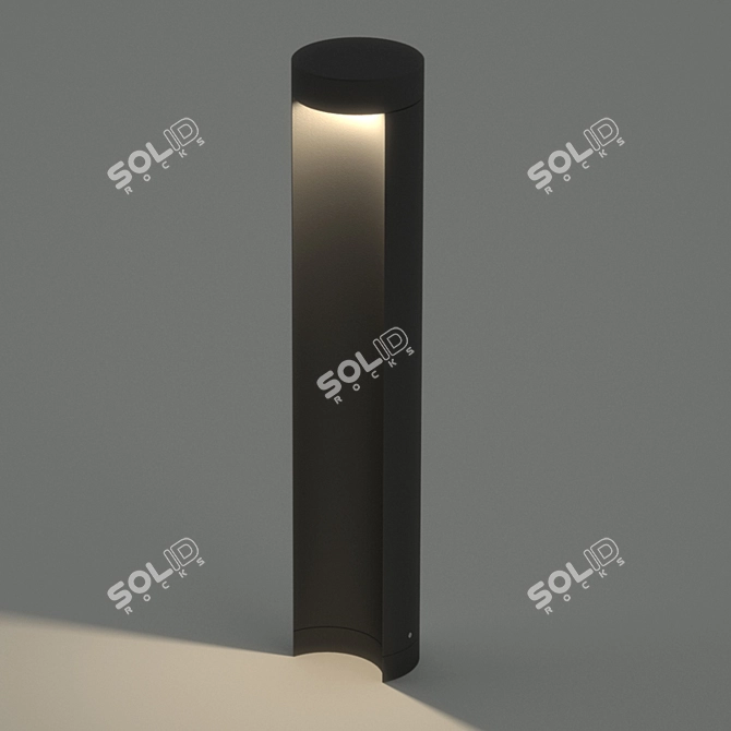 LGD Path Round Landscape LED Lamp 3D model image 1