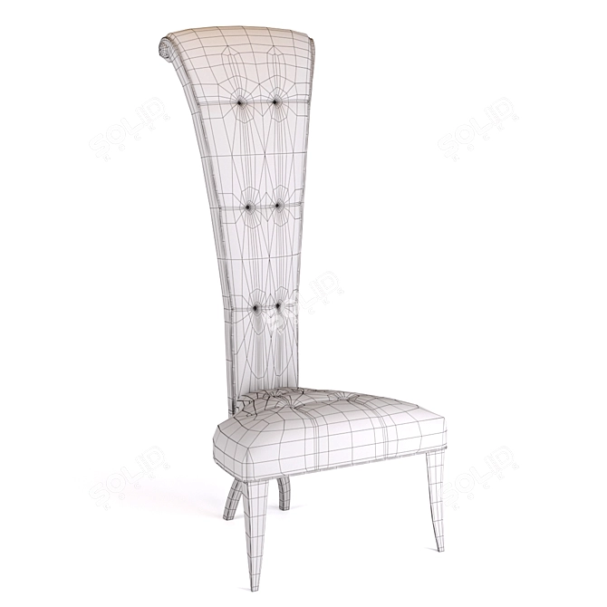 Elegant Sienna Armchair: Christopher Guy 3D model image 3