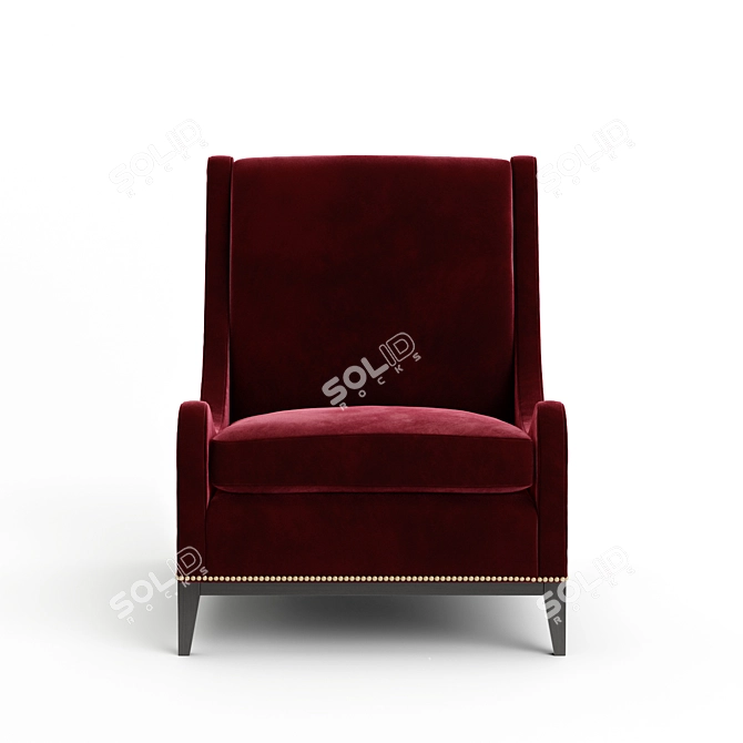 Elegant Marko Kraus Caro Armchair 3D model image 2