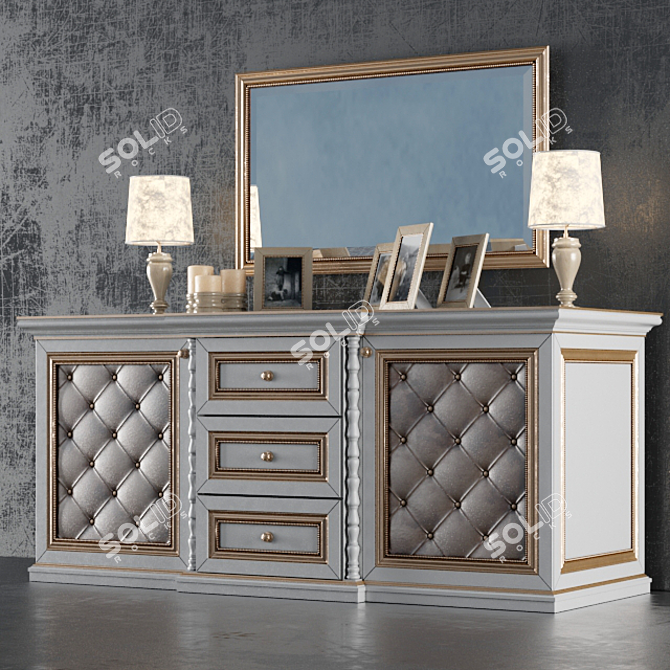 Spacious Chest for Perfect Living Room 3D model image 1