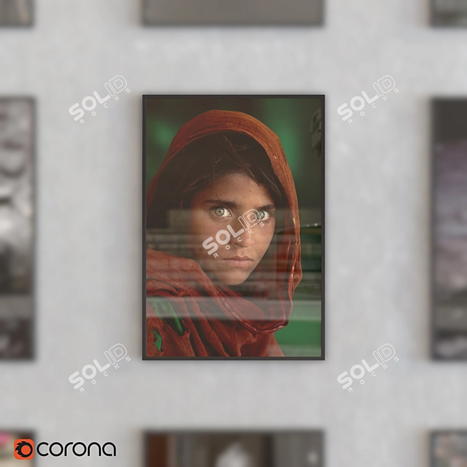 Historic Moments: Framed Photo Collection 3D model image 3