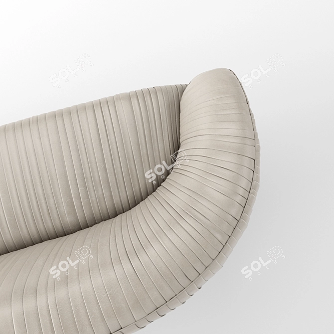 Luxurious Kelly Wearstler Souffle Settee 3D model image 2