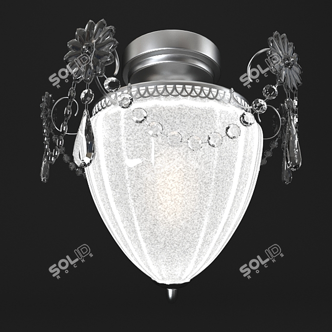 Elegant RUGIADA Ceiling Lamp 3D model image 1