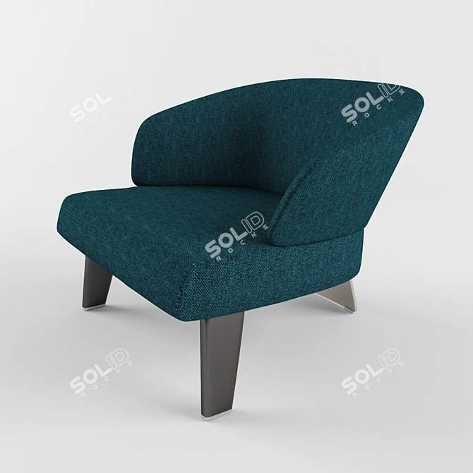 Luxury Minotti Creed Large Chair 3D model image 1