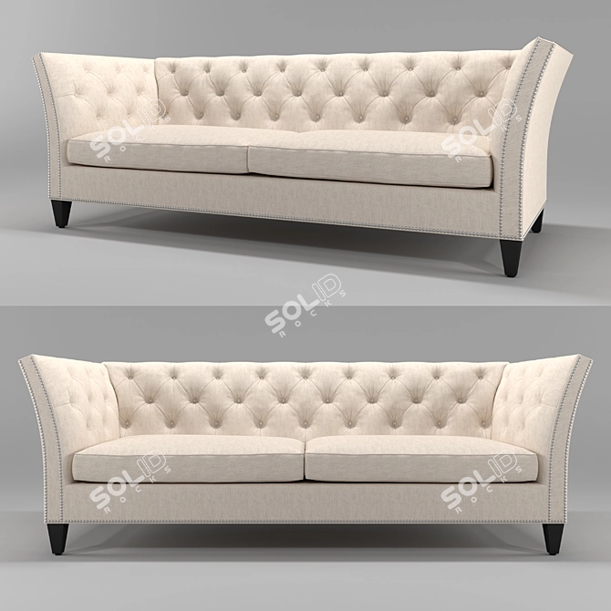 Elegant and Stylish Ethan Allen Sofa 3D model image 1