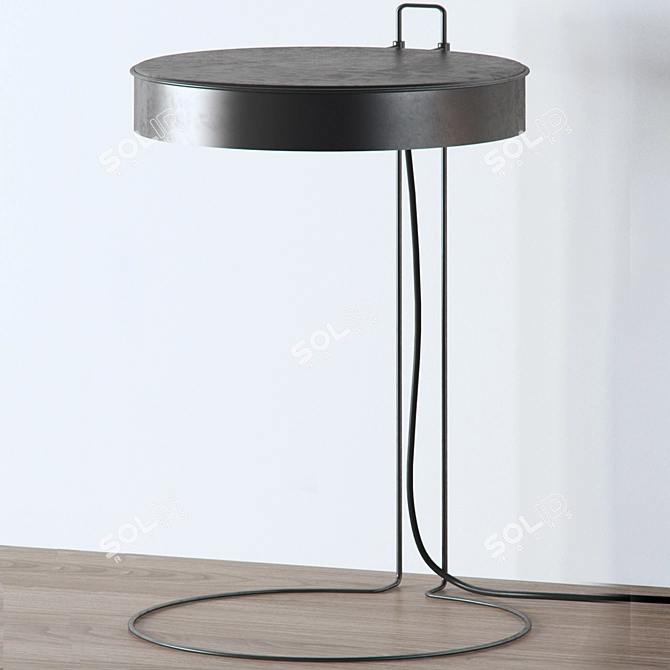 Elegant Glow: Modern Table Lamp 3D model image 1