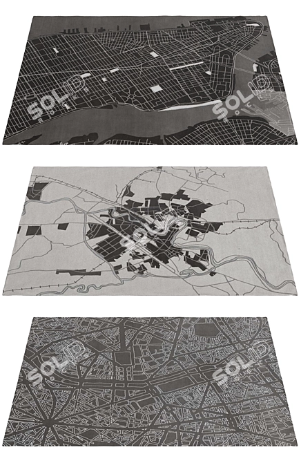 Nought Collective Carpets 3D model image 2