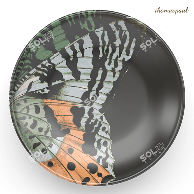 Metamorphosis Dinnerware Set: Plates, Coasters 3D model image 2