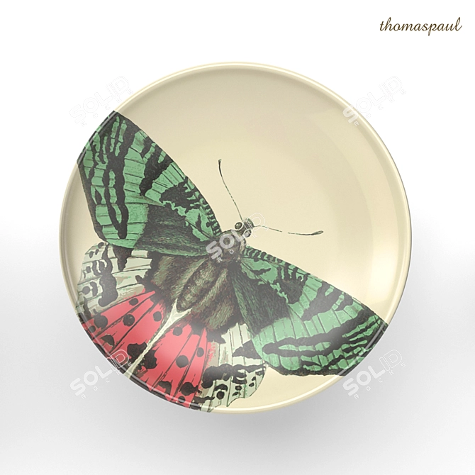 Metamorphosis Dinnerware Set: Plates, Coasters 3D model image 3