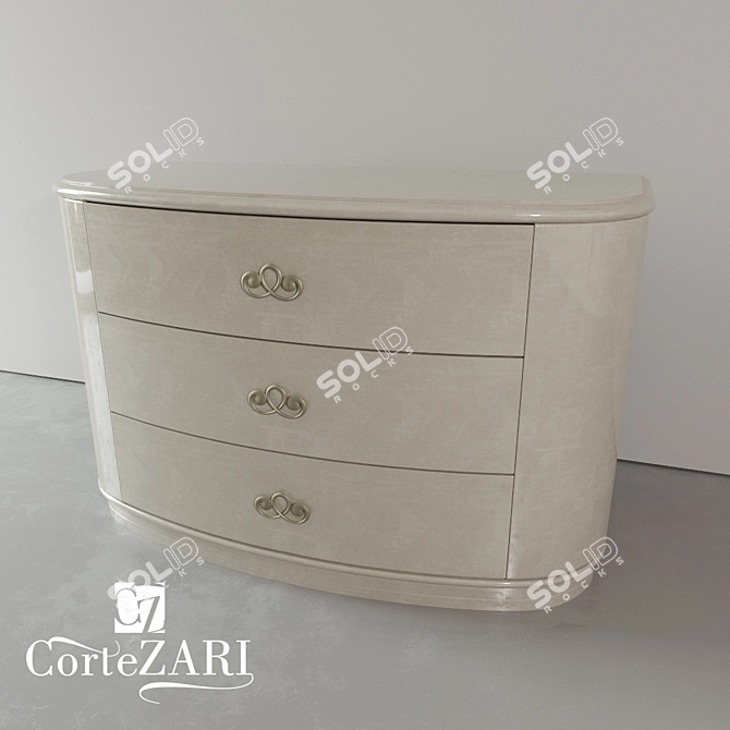  Elegance Chest by Corte Zari 3D model image 1