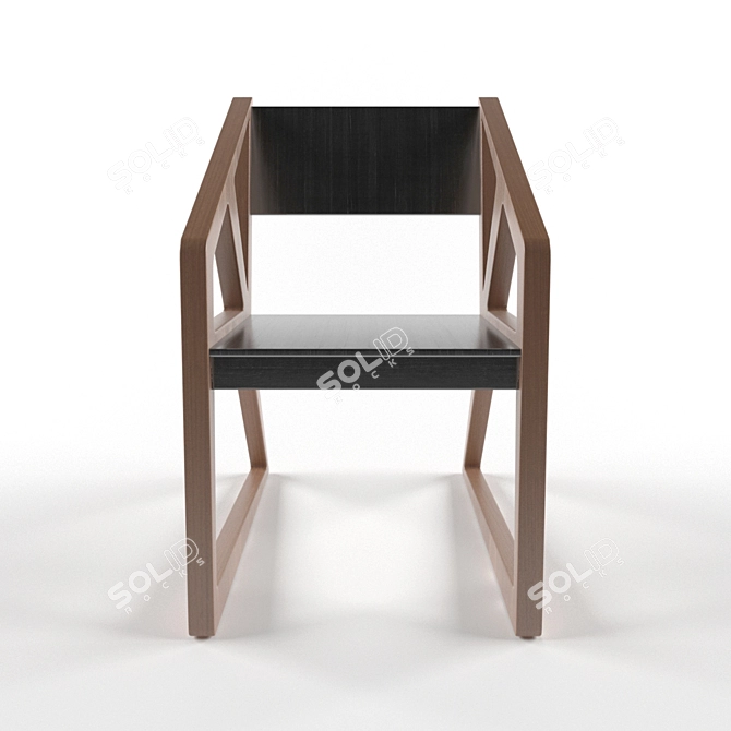 Urban Loft Style Chair 3D model image 3