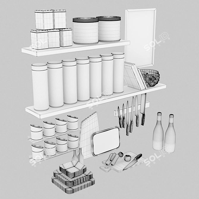 Elevate Your Kitchen Décor 3D model image 3