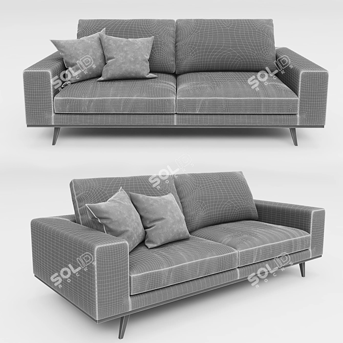 Whkamp's Torino Sofa 3D model image 3