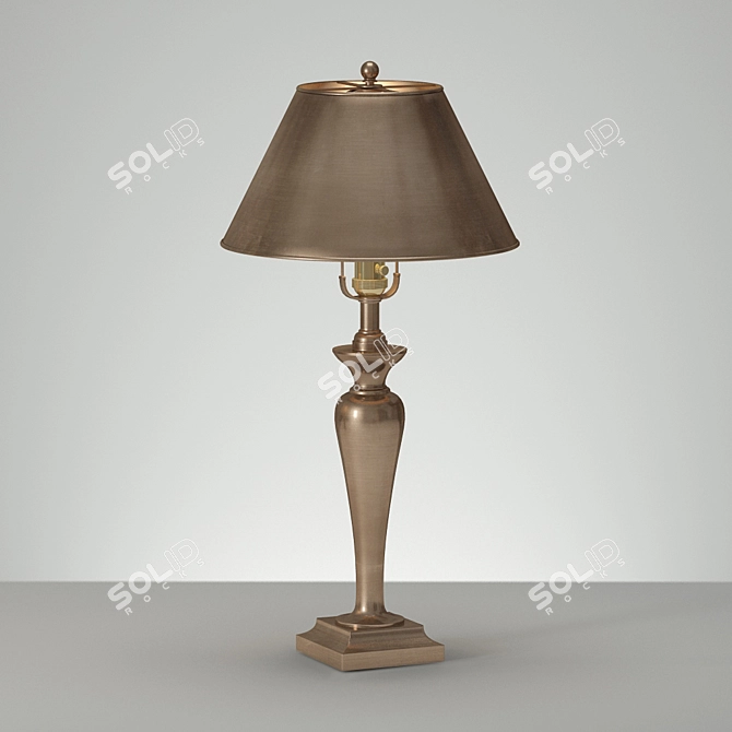 Radiant Glow Table Lamp 3D model image 1