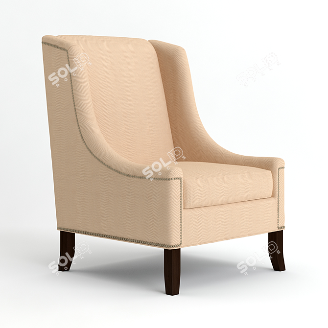 Elegant Amy Armchair by Marko Kraus 3D model image 1