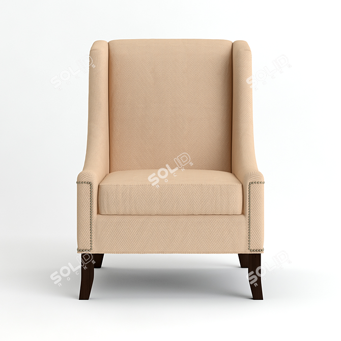 Elegant Amy Armchair by Marko Kraus 3D model image 2