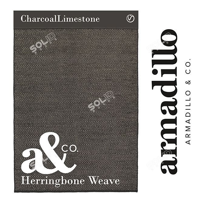 Armadillo & Co | Herringbone Weave Carpet 3D model image 1