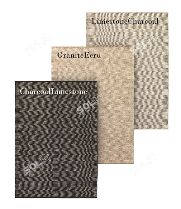 Armadillo & Co | Herringbone Weave Carpet 3D model image 2