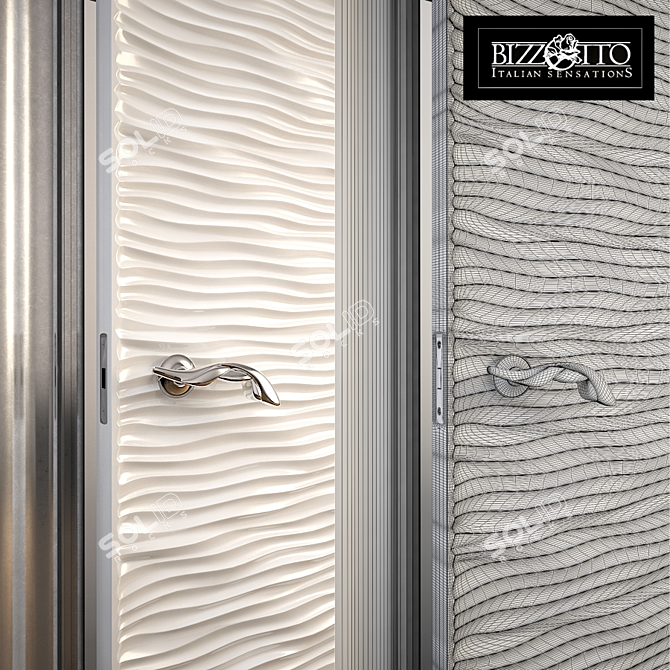 Italian Bizzotto Door Collection POR 082 3D model image 3