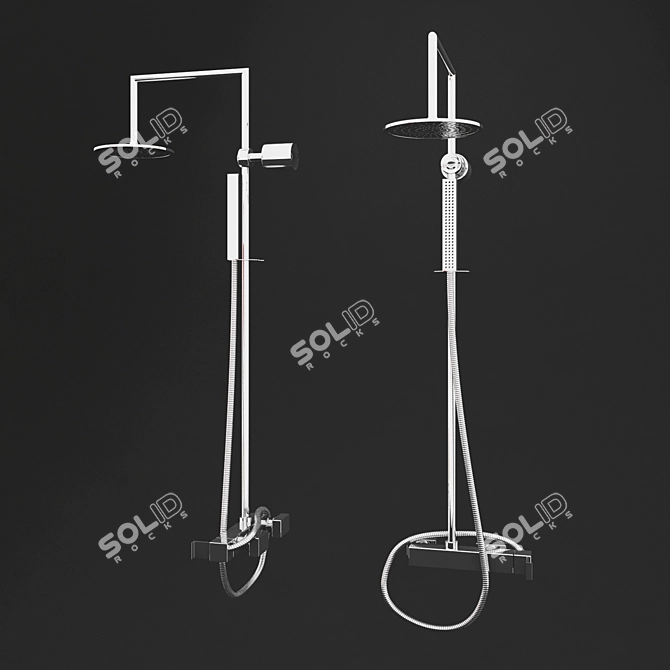 Luxury Shower
Crystal Clear Shower 3D model image 1