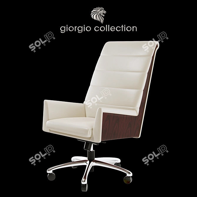 Luxury Coliseum Art Armchair 3D model image 1
