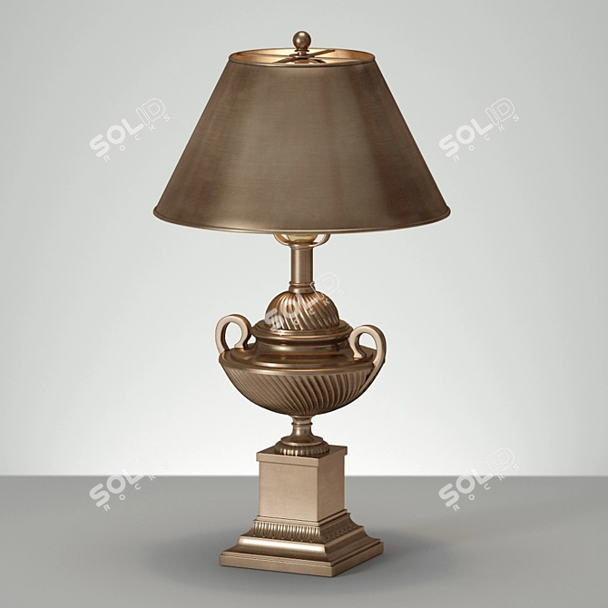 Radiant Glow Table Lamp 3D model image 1