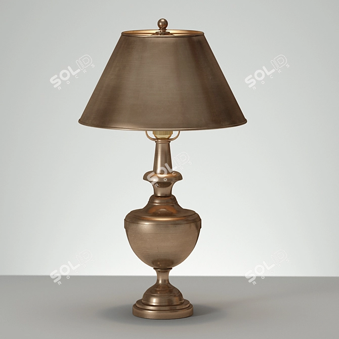Glowing Beacon Table Lamp 3D model image 1