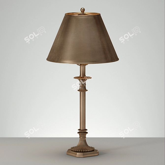 Illumin Beacon: Elegant Table Lamp 3D model image 1