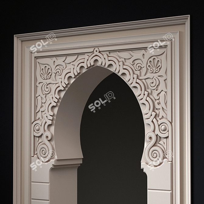 Andalusian Style Arch 300x180cm 3D model image 1