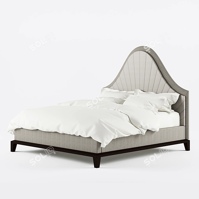 Elegant Reina Bed by Marko Kraus 3D model image 1