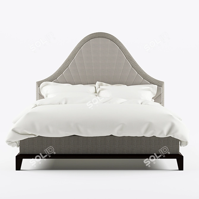 Elegant Reina Bed by Marko Kraus 3D model image 2