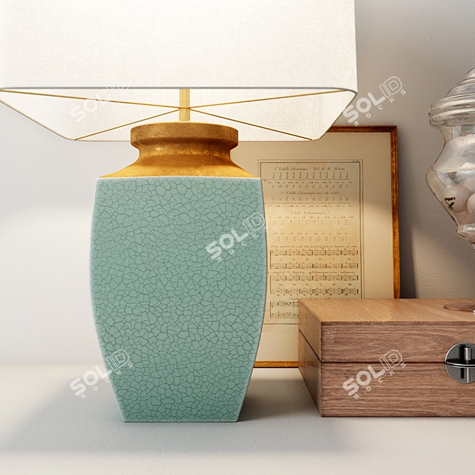 Elegant Home Decor Set 3D model image 2