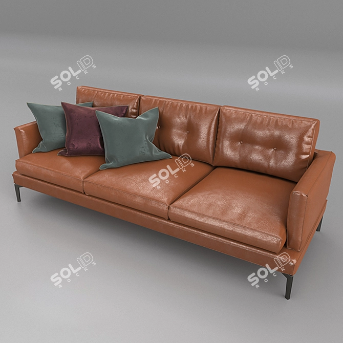 Essentiel Sofa: Contemporary Italian Design 3D model image 2