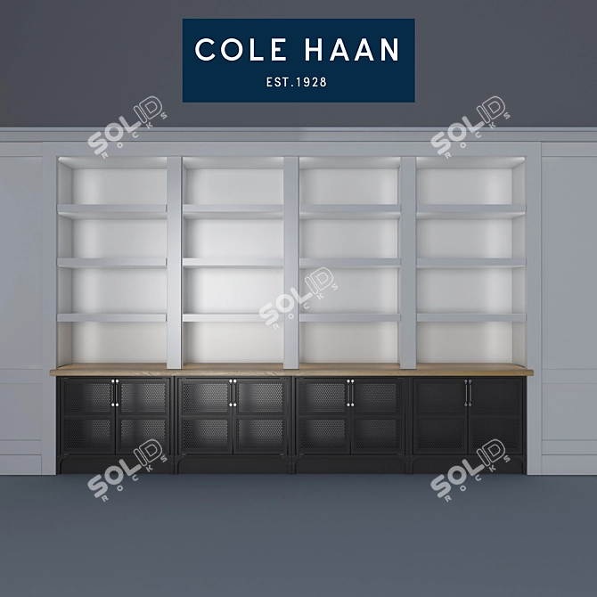 Sleek Wardrobes for Cole Haan Stores 3D model image 1