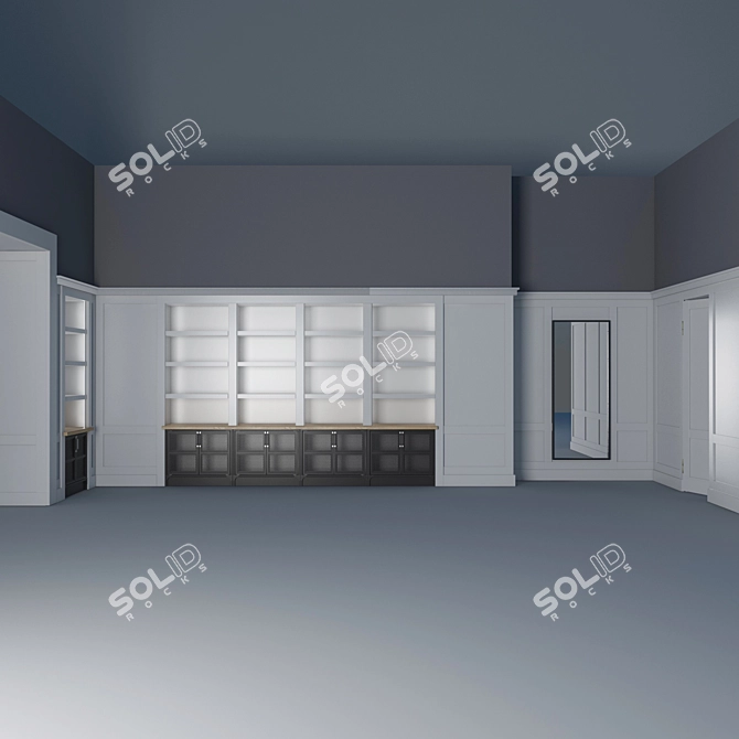 Sleek Wardrobes for Cole Haan Stores 3D model image 3