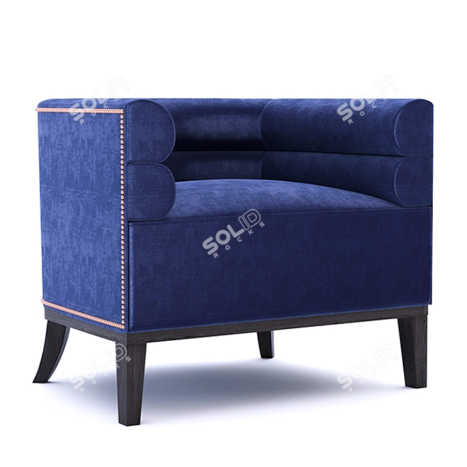 Modern Maa Armchair: Stylish Comfort for Your Home 3D model image 2