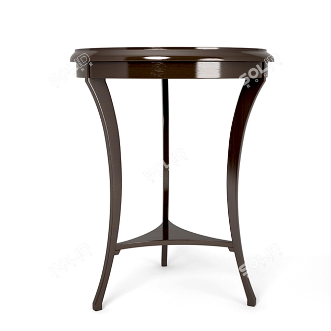 Elegant Seven Sedie Table Set 3D model image 2