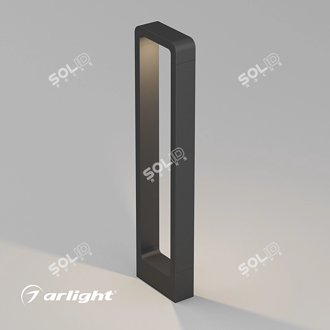 Elegant LED Path Frame: LGD-Path-Frame-J650B 3D model image 2