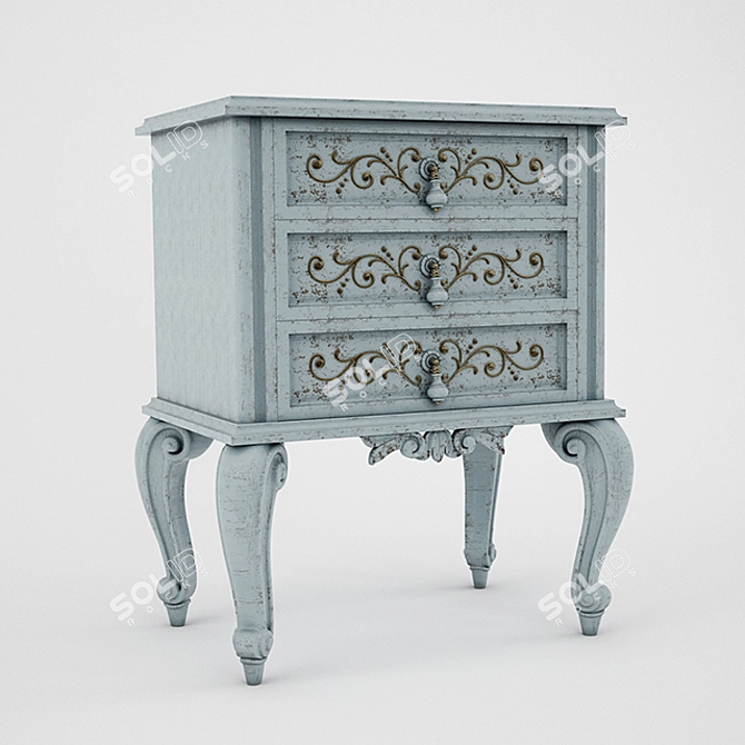 Luxury Ornate 3D Model 3D model image 1