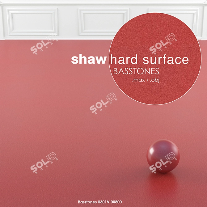 Shaw Homogeneous Basstones Vinyl 3D model image 1