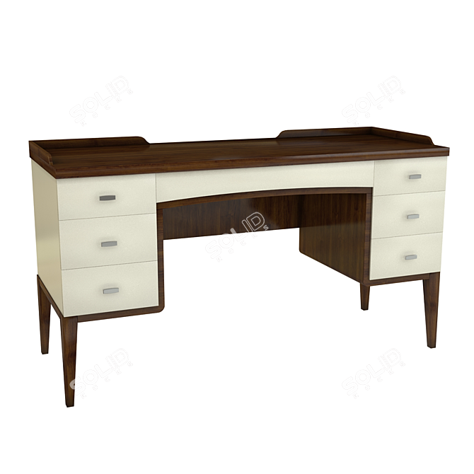 Baker Desk - Sleek Writing Space 3D model image 1