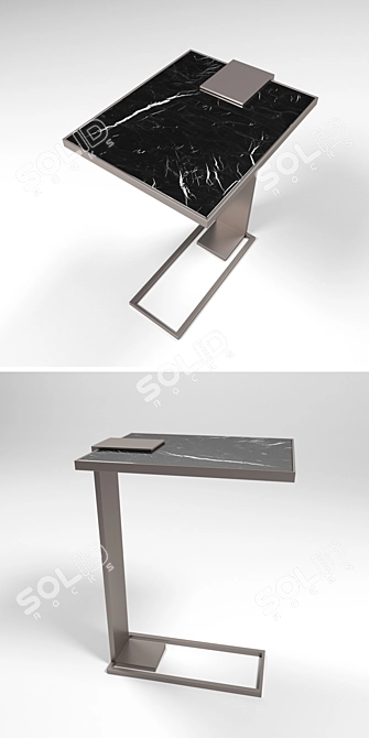 Elegant Robicara Poli Side Table 3D model image 3