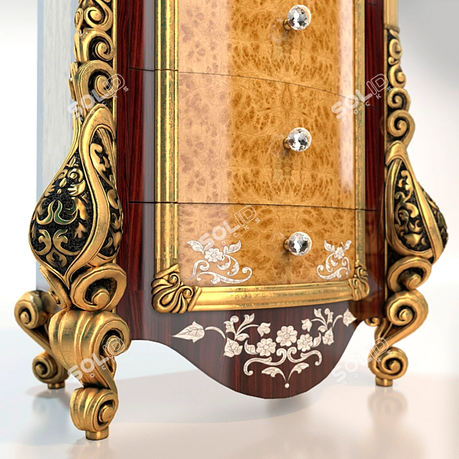 Regal Elegance | Arredamenti Royal Palace Dresser 3D model image 2