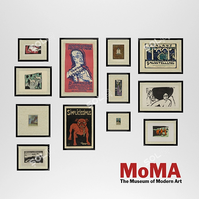 Masterpieces of German Expressionism: From MoMA 3D model image 1