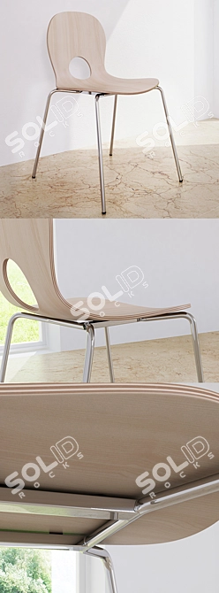 Swedese Rodrigo Chair: Contemporary Elegance 3D model image 2