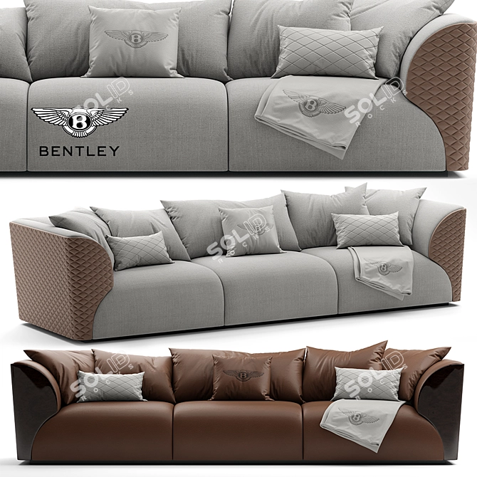 Elegant Winston Sofa for Sophisticated Living 3D model image 1