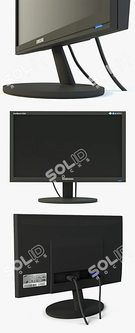 Samsung SyncMaster E2020 LCD Monitor 3D model image 2